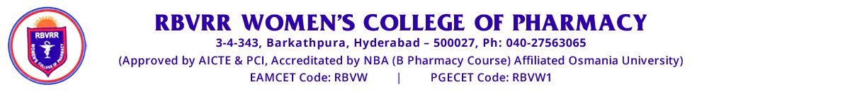 RBVRR Women's College of Pharmacy